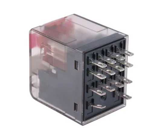 63-7616-52　TE ConnectivityPT 4PDT Non-Latching Relay PCB Mount, 230V ac Coil, 6A　PT570T30 8-1415001-1