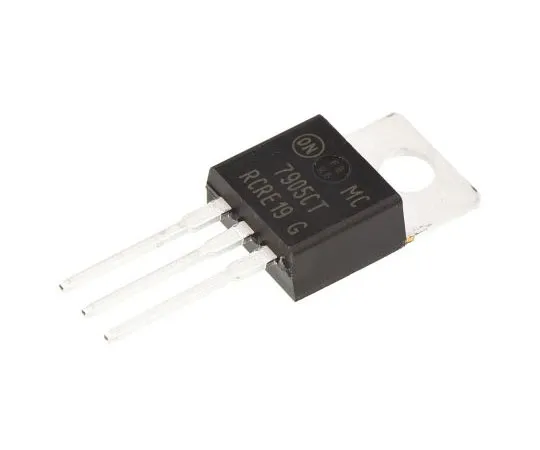 63-7604-22　ON Semiconductor, -5 V Linear Voltage Regulator, 1A, 1-Channel Negative, ±4% 3-Pin, TO-220 MC7905CTG　MC7905CTG