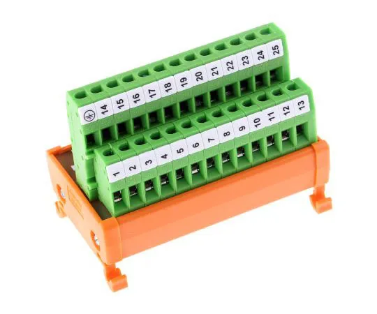 63-7657-04　RS PRO, 25 Pole D-sub Connector, Male Interface Module, DIN Rail Mount　665-9702