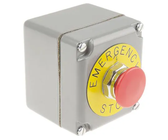 63-7642-77　Schneider Electric Harmony, Red/Grey, Twist to Reset 30mm Mushroom Head Emergency Button　9001TYK11