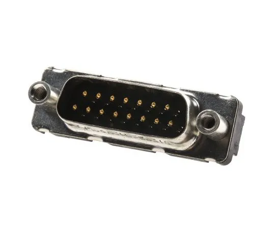 63-7624-46　Amphenol FCI Delta D Series, 15 Way Through Hole PCB D-sub Connector Plug, 2.74mm Pitch　D15P24A4GV00LF