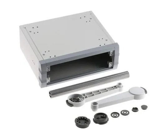 63-7586-39　Aluminium Project Box, Grey, 190 x 230 x 85mm　M5623125