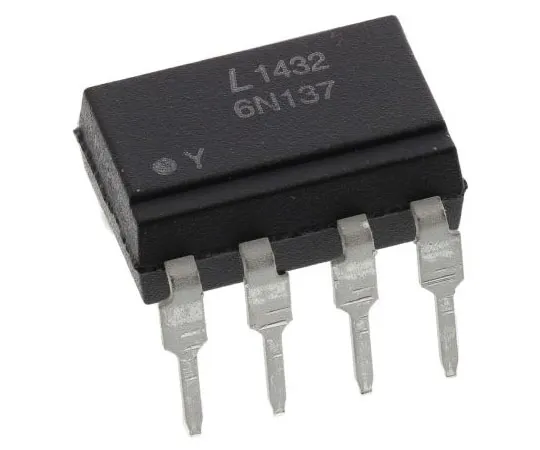 63-7698-54　Lite-On, 6N137-L DC Input Transistor Output Optocoupler, Through Hole, 8-Pin DIP　6N137-L