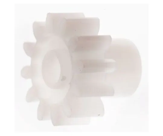 63-7607-52　RS PRO POM 12 Teeth Spur Gear, 9.6mm Pitch Diam. , 6mm Hub Diam. , 3mm Bore Diam.　521-7231