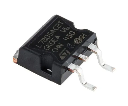 63-7693-16　STMicroelectronics, 5 V Linear Voltage Regulator, 1.5A, 1-Channel, ±2% 3-Pin, D2PAK L7805ACD2T-TR　L7805ACD2T-TR