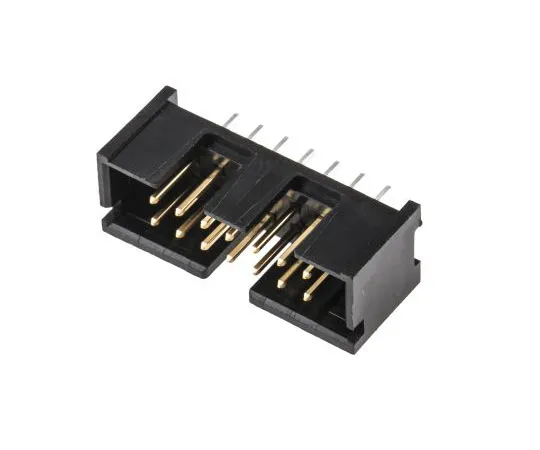 63-7553-92　TE Connectivity AMP-LATCH Series, 2.54mm Pitch, 14 Way 2 Row Shrouded Straight PCB Header, Through Hole　5103308-2