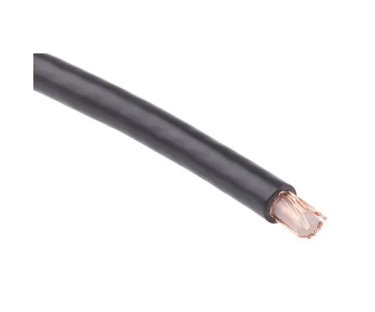 63-7607-84　Belden Black Unterminated to Unterminated URM43 Coaxial Cable, 50 Ω 5mm OD 100m　URM43.01100