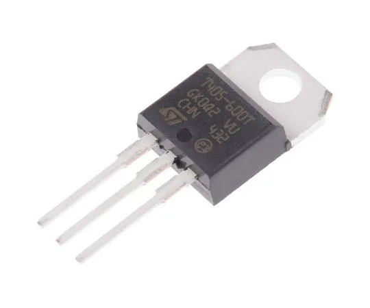 63-7580-30　T405-600T 4A, 600V, TRIAC, Gate Trigger 1.3V 5mA, 3-pin, Through Hole, TO-220AB STMicroelectronics　T405-600T
