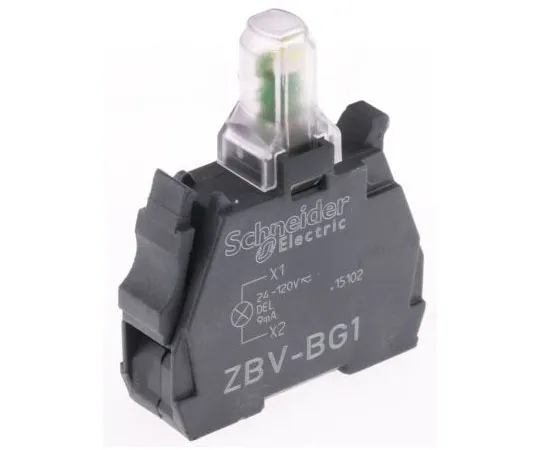 63-7633-88　Schneider Electric Harmony XB Light Block LED White 24 → 120 V Screw terminal　ZBVBG1