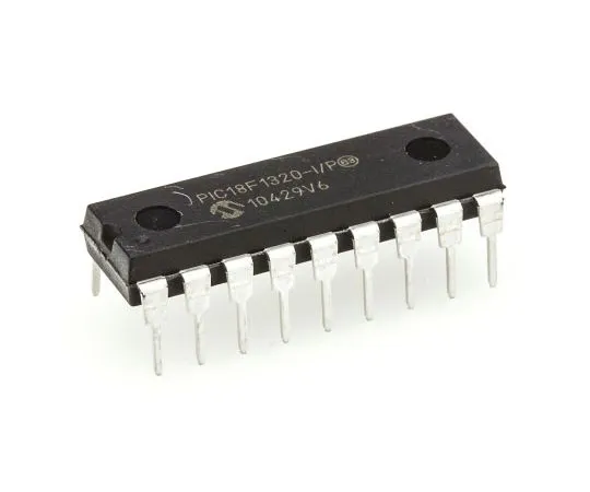 63-7563-58　Microchip PIC18F1320-I/P, 8bit PIC Microcontroller, 40MHz, 8 kB, 256 B Flash, 18-Pin PDIP　PIC18F1320-I/P