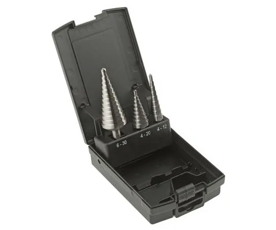 63-7597-43　EXACT 3 piece HSS Step Drill Set 4mm to 30mm　5332