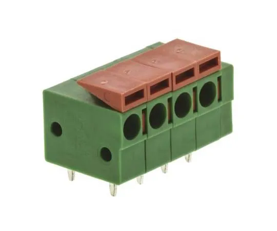63-7733-22　TE Connectivity Buchanan, 4 Way PCB Terminal Strip　1776261-4