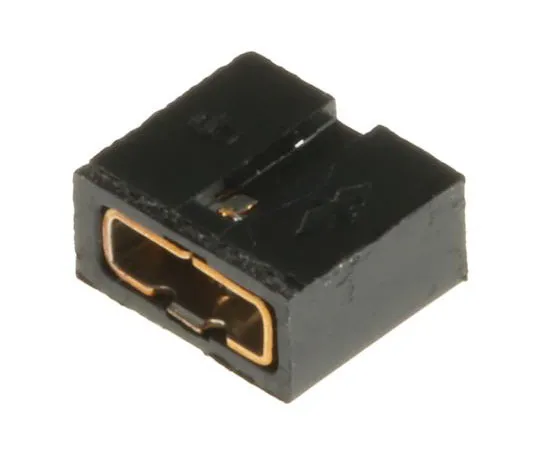 63-7674-36　Amphenol FCI Minitek Jumper Female Straight Black Open Top 2 Way 1 Row 2mm Pitch　86730-101LF