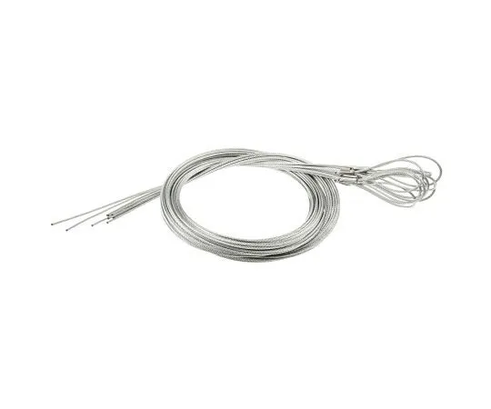 63-7583-58　11 to 45 kg Galvanised Steel Suspension System Wire Rope Loop Fixing Kit Includes Fastener, Pre-formed Loop　HF02-2M