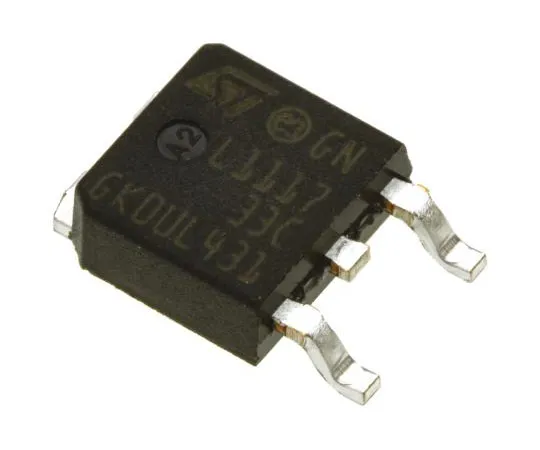 63-7692-94　STMicroelectronics LD1117DT33CTR, LDO Regulator, 1.3A, 3.3 V, ±1% 3-Pin, DPAK　LD1117DT33CTR