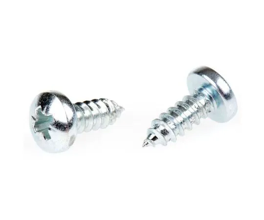 63-7627-63　RS Pro Bright Zinc Plated Steel Self Tapping Screw N°10 x 1/2in Long 13mm Long　546-5749