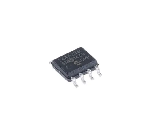 63-7695-16　Microchip 24AA256-I/SN, 256kbit Serial EEPROM Memory, 900ns 8-Pin SOIC I2C　24AA256-I/SN