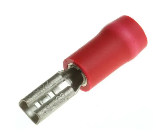63-7695-58　JST FVDDF Series Red Insulated Crimp Receptacle, 2.79 x 0.8mm, 0.25mm² to 1.65mm², 22AWG to 16AWG　FVDDF1.25-110A-8(S)(LF)
