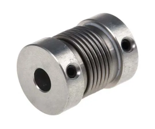 63-7702-85　Huco Stainless Steel 16mm OD Bellows Coupling With Set Screw Fastening　550.16.2020