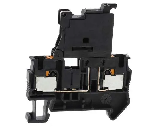 63-7729-34　Phoenix Contact, Black, PT 4-HESILED 24 (5X20) Series, 6.3A Single F***d DIN Rail Terminal　3211903