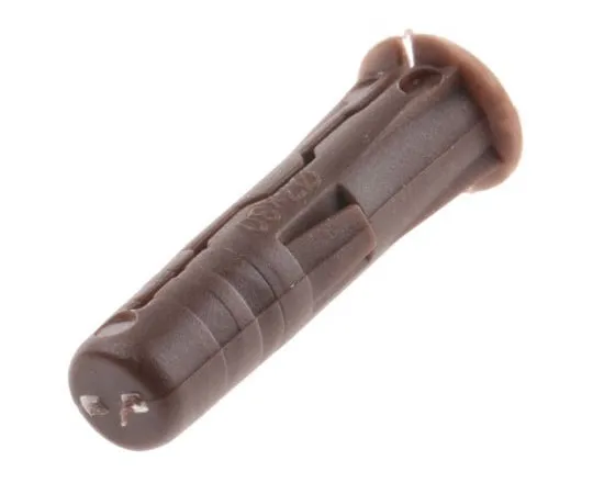 63-7606-42　Rawl Fixings Wall Plug R-UNO-BRN-288, fixing hole diameter 7mm, length 30mm　R-UNO-BRN-288