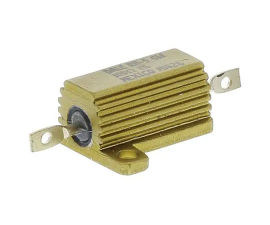 63-7688-39　Vishay RH005 Series Aluminium Ho***d Axial Wire Wound Panel Mount Resistor, 100Ω ±1% 7.5W　RH005100R0FE02