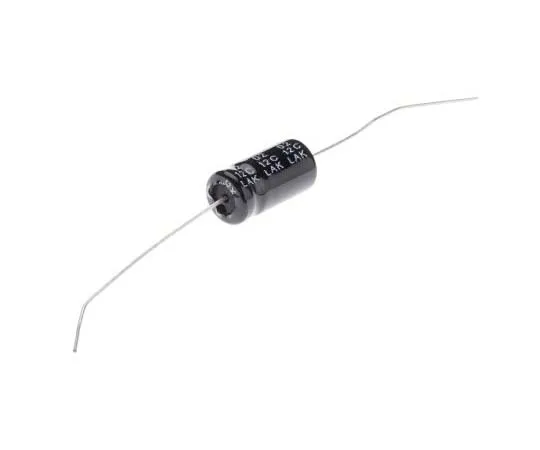 63-7728-05　RS PRO 33μF 63V dc Aluminium Electrolytic Capacitor, Through Hole 8 (Dia.) x 16mm +105°C 8mm 16mm　170-1098