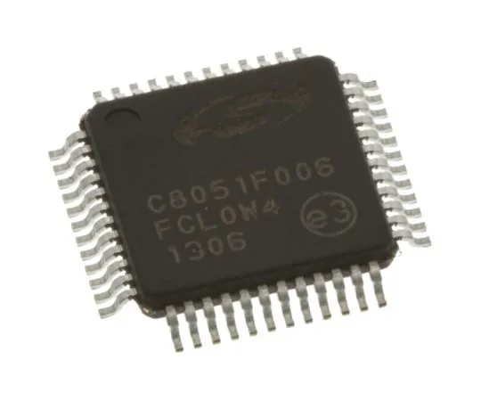63-7612-07　Silicon Labs, 8bit 8051 Microcontroller, 25MHz, 32 kB Flash, 48-Pin TQFP　C8051F006-GQ