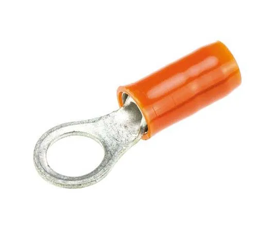 63-7734-17　TE Connectivity PIDG Series Insulated Crimp Ring Terminal, M5 Stud Size, 0.8mm² to 1.65mm² Wire Size, Orange, Red　152881