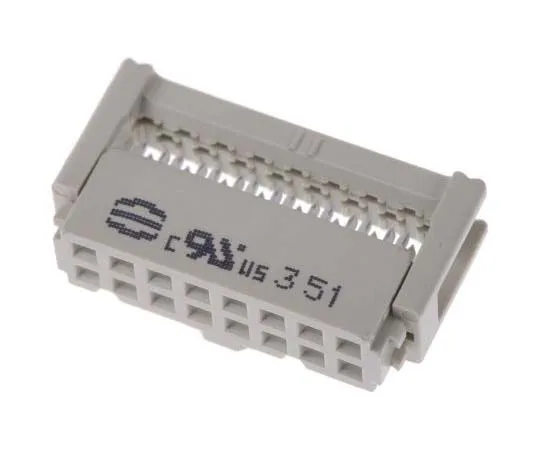 63-7703-42　Harting 16-Way IDC Connector Socket for Cable Mount, 2-Row　9185167803