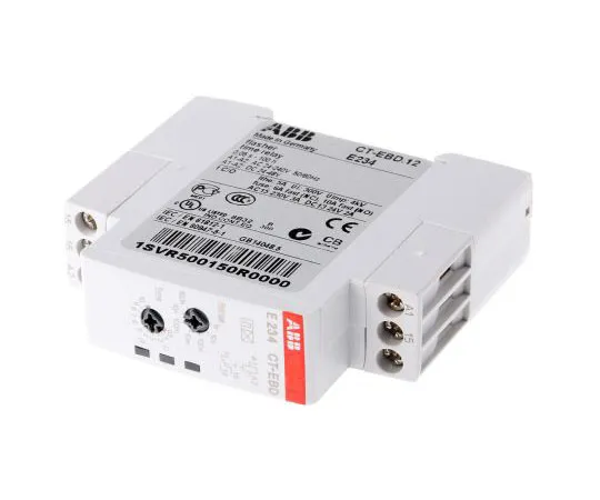 63-7583-20　ABB Flash Single Timer Relay, Screw, 0.05 s → 100 h, SPDT, 1 Contacts, SPDT, 24 → 240 V ac, 24 →　1SVR500150R0000  CT-EBD.12