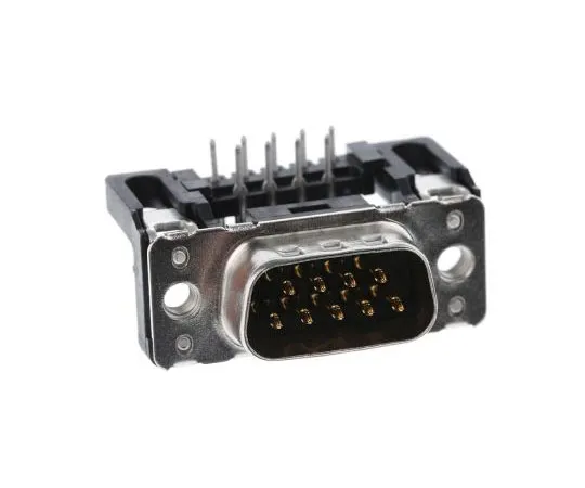 63-7669-45　Harting 9 Way Right Angle Through Hole PCB D-sub Connector Plug, 2.74mm Pitch, with M3 Threaded Inserts　9651227801