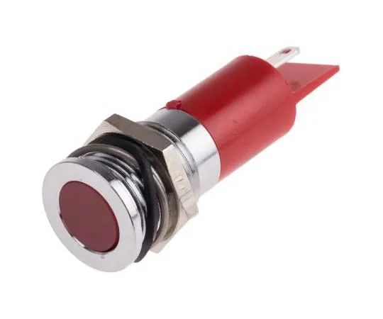 63-7717-61　RS PRO Red Indicator, 24 V dc, 14mm Mounting Hole Size, Solder Tab Termination, IP67　703-8829