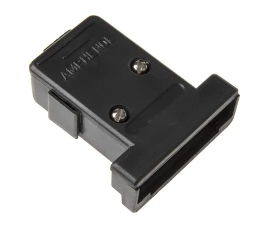 63-7637-96　Amphenol Polymer Angled, Straight D-sub Connector Backshell, 15 Way　L17 1588 06