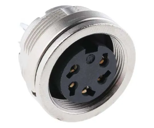 63-7720-82　Binder 723 Series Miniature Panel Mount Connector, 5 contacts Plug　09-0116-00-05