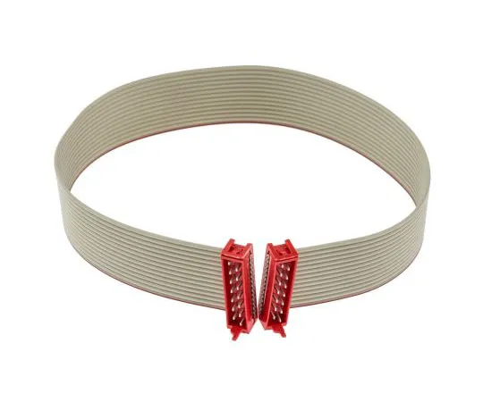 63-7613-98　Ribbon Serial Cable Assembly 250mm 14, Ways Male to Male, IDC to IDC　1483355-3