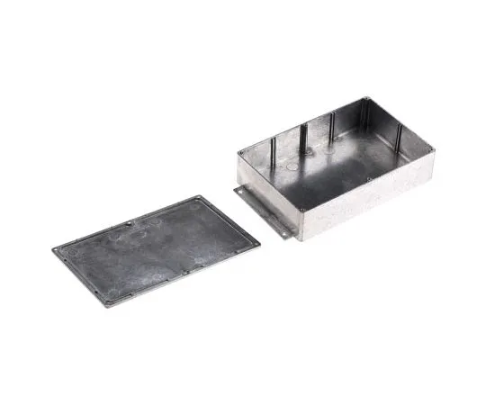 63-7604-67　RS PRO Die Cast Aluminium Enclosure, Shielded, Flanged, 252 x 146.1 x 55.5mm　517-3800