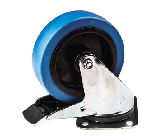 63-7553-53　Tente Braked Swivel Swivel Castor, 250kg Load Capacity, 125mm Wheel Diameter　3477UFR125P62BLUE