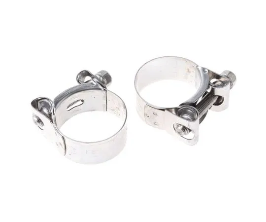 63-7611-78　MIKALOR Stainless Steel Bolt Drive, 20mm Band Width, 37mm - 40mm Inside Diameter　OSP-P40-00000-01200