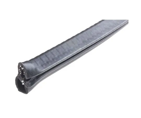 63-7640-87　RS PRO EPDM Rubber Black Edging strip, 20m x 14.5mm　619-1584