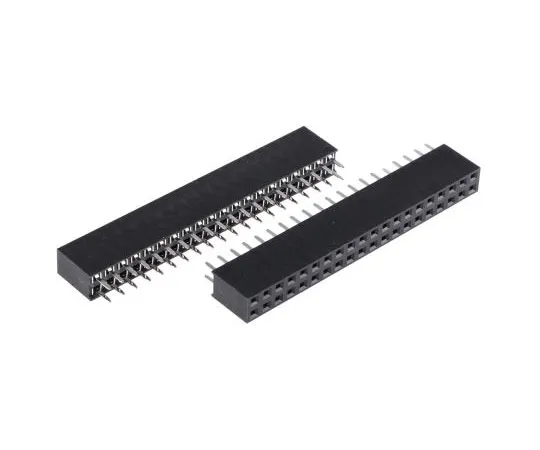 63-7686-33　HARWIN 2.54mm Pitch 40 Way 2 Row Straight PCB Socket, Through Hole, Solder Termination　M20-7832046