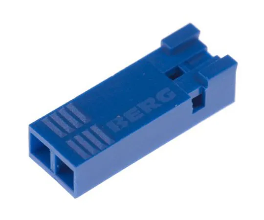 63-7674-27　Amphenol FCI DUBOX Female Connector Housing, 2.54mm Pitch, 2 Way, 1 Row　65240-002LF