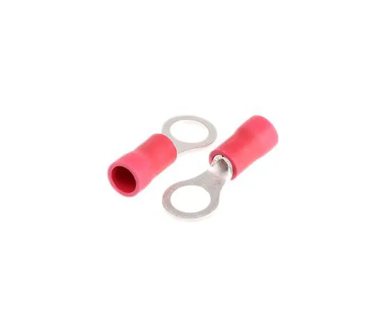 63-7695-89　JST FV Series Insulated Crimp Ring Terminal, M5 (#10) Stud Size, 0.25mm² to 1.65mm² Wire Size, Red　FVWS1.25-5(LF)