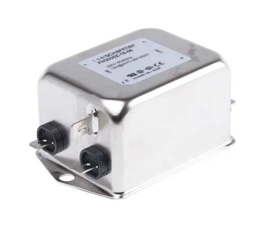63-7730-65　Schaffner FN2030 Series 16A 250 V ac 60Hz Flange Mount RFI Filter, with Solder Lug Terminals　FN2030Z-16-06