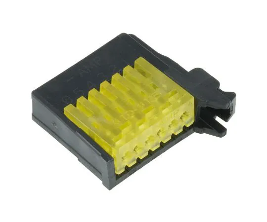 63-7635-83　TE Connectivity RITS Connector Plug 6 Way Straight Cable Mount 2mm Pitch Yellow　1473562-6