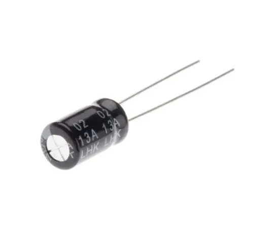63-7736-20　RS PRO 330μF 6.3V dc Aluminium Electrolytic Capacitor, Through Hole 6.3 (Dia.) x 11mm +105°C 6.3mm 2.5mm 11mm　711-0719