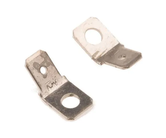 63-7678-18　TE Connectivity FASTON .250 Series , 45° Mount Angle Stud Mount Tab Terminal, 6.35 x 0.81mm Tin Plated　181949-2