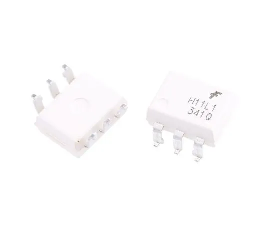 63-7670-08　ON Semiconductor, H11L1SR2M DC Input Logic Gate Output Optocoupler, Surface Mount, 6-Pin PDIP　H11L1SR2M