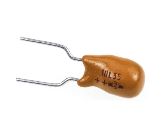 63-7690-45　Vishay Tantalum Capacitor 10μF 35V dc MnO2 Solid ±20% Tolerance 489D Series　489D106X0035F6VE3