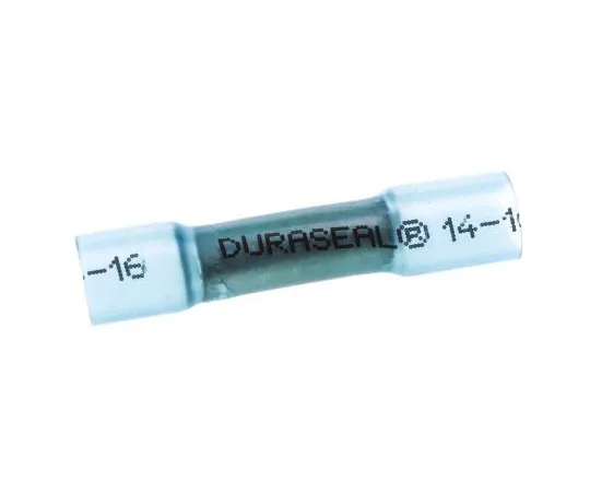 63-7678-47　TE Connectivity DuraSeal Butt Wire Splice Connector, Blue, Insulated, Tin Plated 16 → 14 AWG　454100-000